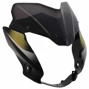 Headlight Visor Bajaj Discover 100M Black Golden