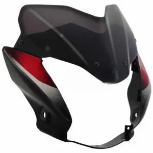 Headlight Visor for Bajaj Discover 100m Black Red