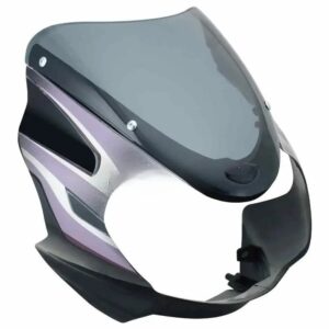 Headlight Visor for Bajaj Discover 125cc Black Purple