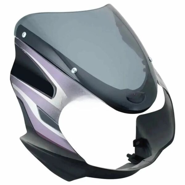 Headlight Visor for Bajaj Discover 125cc Black Purple