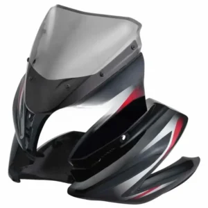 Headlight Mask Bajaj Discover 150F Black Red