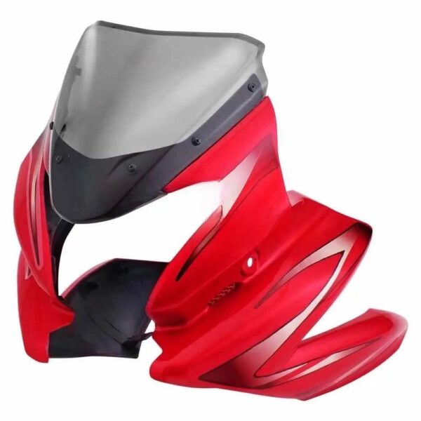 Headlight Mask for Bajaj Discover 150F Red