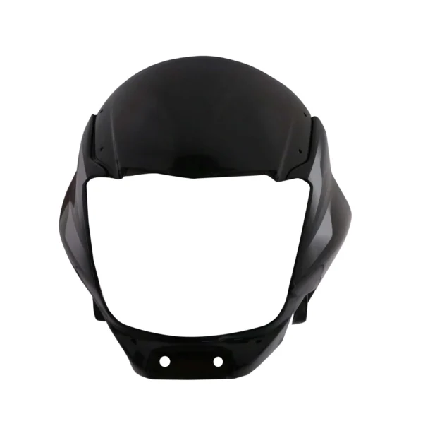 Headlight Visor for Bajaj Platina 100 BS6 Black