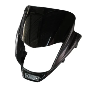 Headlight Visor for Bajaj Platina 100ES Black
