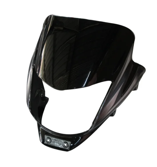 Headlight Visor for Bajaj Platina 100ES Black