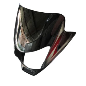 Headlight Visor for Bajaj Platina 100ES Black Red