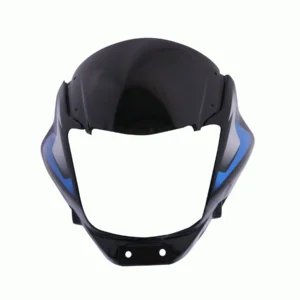 Headlight Visor for Bajaj Platina 110 BS6 Black Blue