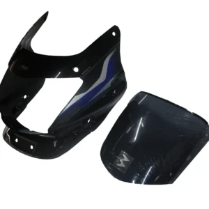 Headlight Mask for Bajaj Platina Black Blue