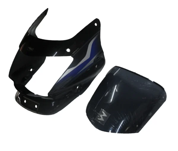 head-light-visor-mask-bajaj-platina-black-blue-stk Headlight Mask for Bajaj Platina Black Blue