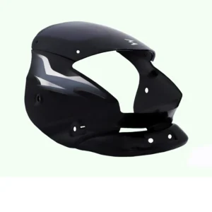 Headlight Visor for Bajaj Platina Black