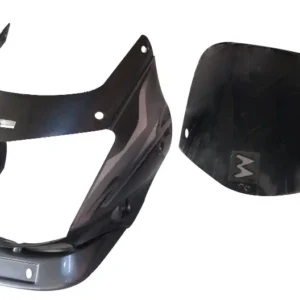 Headlight Visor for Bajaj Platina Grey