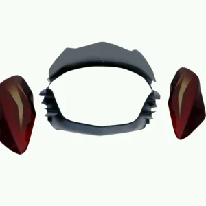 Head Light Visor Mask for Bajaj Pulsar 135cc Red
