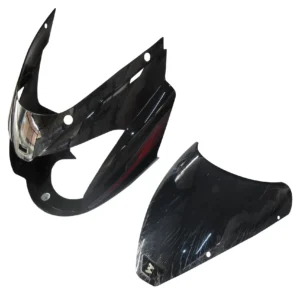 Headlight Visor for Bajaj Pulsar 150 180cc Black Red