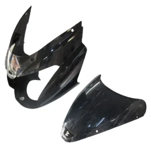 Headlight Visor for Bajaj Pulsar 150 180cc Black Silver