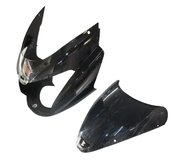 Headlight Visor for Bajaj Pulsar 150 180cc Black Silver
