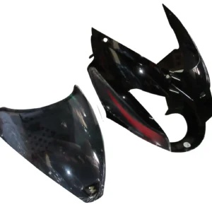 Headlight Mask for Bajaj Pulsar 150 180 Black Red