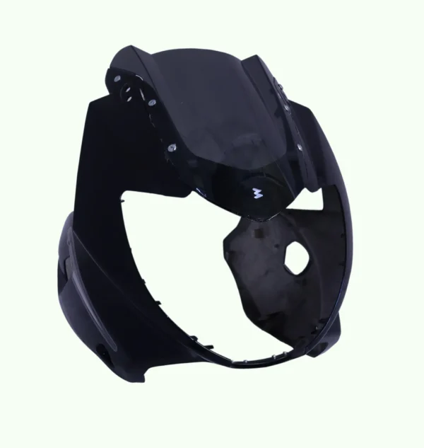 Headlight Visor for Bajaj Pulsar 220 UG Black Silver