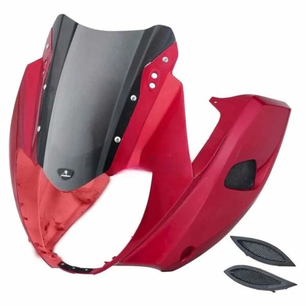 Head Light Visor for Bajaj Pulsar 220cc Red