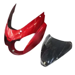 Headlight Visor for Bajaj Pulsar N200 Red