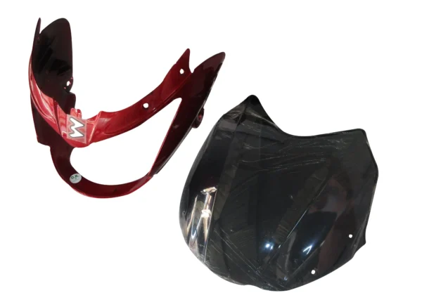 Headlight Visor for Bajaj XCD Red Flame