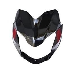 Headlight Mask for Bajaj Discover 100M BK Red