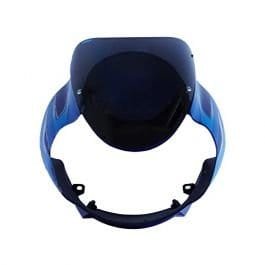 Headlight Visor for Bajaj Discover 125cc Blue