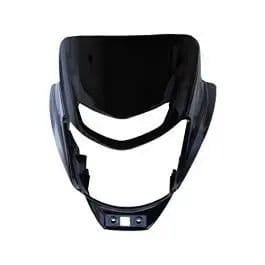 Headlight Mask for Bajaj Platina 100 LED BK Grey