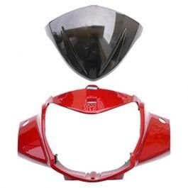 Headlight Mask for Hero Maestro Edge Red