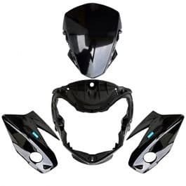 Headlight Visor for Honda Levo Black
