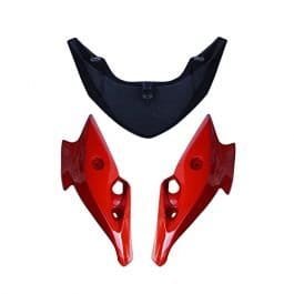 Headlight Visor for Yamaha FZS Red