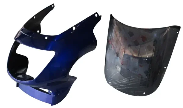 Headlight Visor for Hero CBZ T Blue