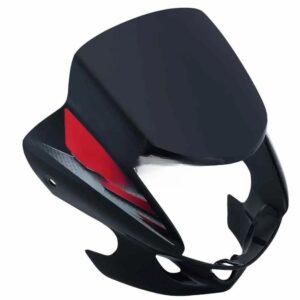 Headlight Visor for Honda CD Deluxe Black Red
