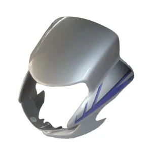Headlight Visor for Hero CD Deluxe Silver Blue