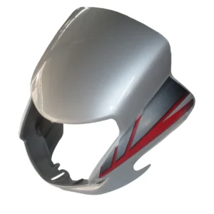 Headlight Visor for Hero CD Deluxe Silver Red