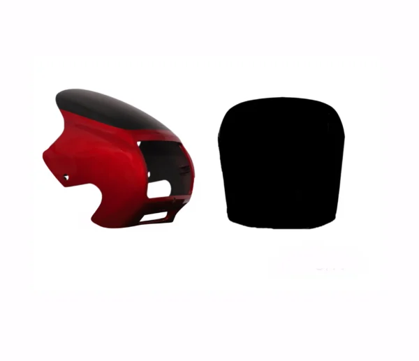 Headlight Visor for Hero CD Deluxe Splendor Red