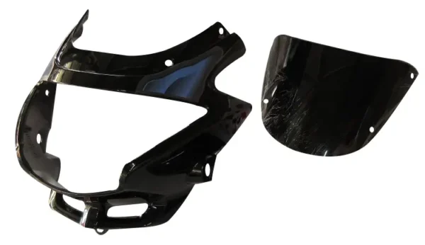 Headlight Visor Mask for Hero Glamour Black Blue