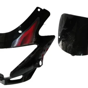 Headlight Visor Mask for Hero Glamour NM Black Red
