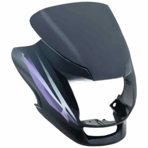 Headlight Visor for Honda Super Splendor 2 Black Purple