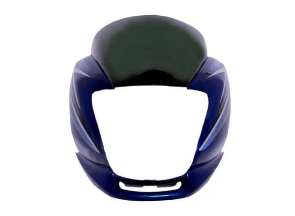 Headlight Visor for Hero Passion Pro Digital Blue