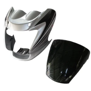 Headlight Visor for Hero Passion Pro Silver