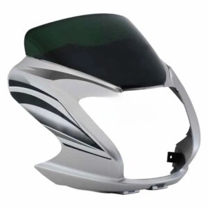 Headlight Mask for Hero Passion Pro Type 3 Silver
