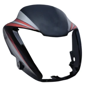 Headlight Visor for Hero Splendor NXG Black Red
