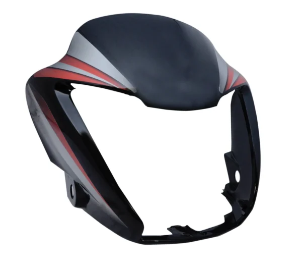 Headlight Visor for Hero Splendor NXG Black Red