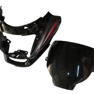 Headlight Visor for Hero Super Splendor Black Red