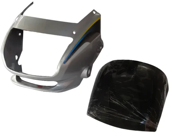 Headlight Visor for Hero Super Splendor Silver
