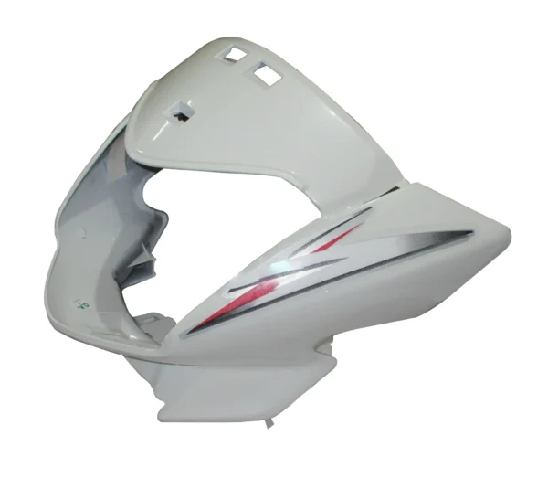 Headlight Visor for Honda CB Shine Deluxe Pearl White