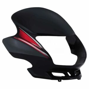 Headlight Mask for Honda Dream Yuga NM Black Red