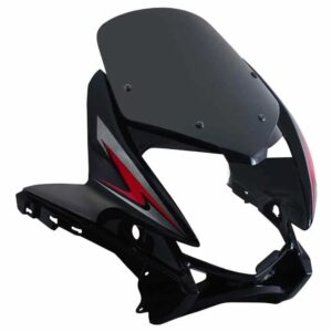 Headlight Mask Honda Stunner Black Red