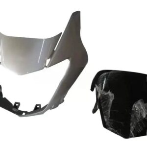 Headlight Visor for Honda Unicorn Silver