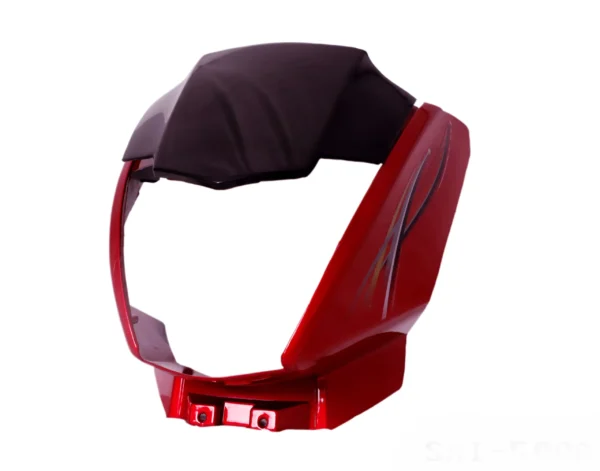 Headlight Visor for Mahindra Centuro Red